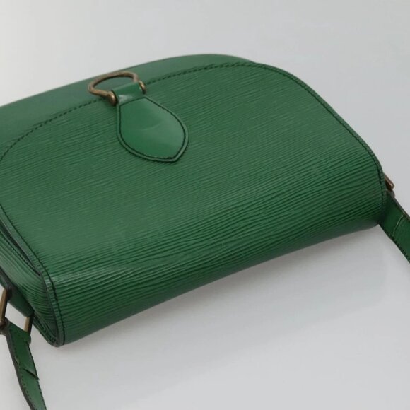 LOUIS VUITTON Epi Saint Cloud GM Shoulder Bag Green M52194 LV Auth bs28126 - Picture 7 of 16
